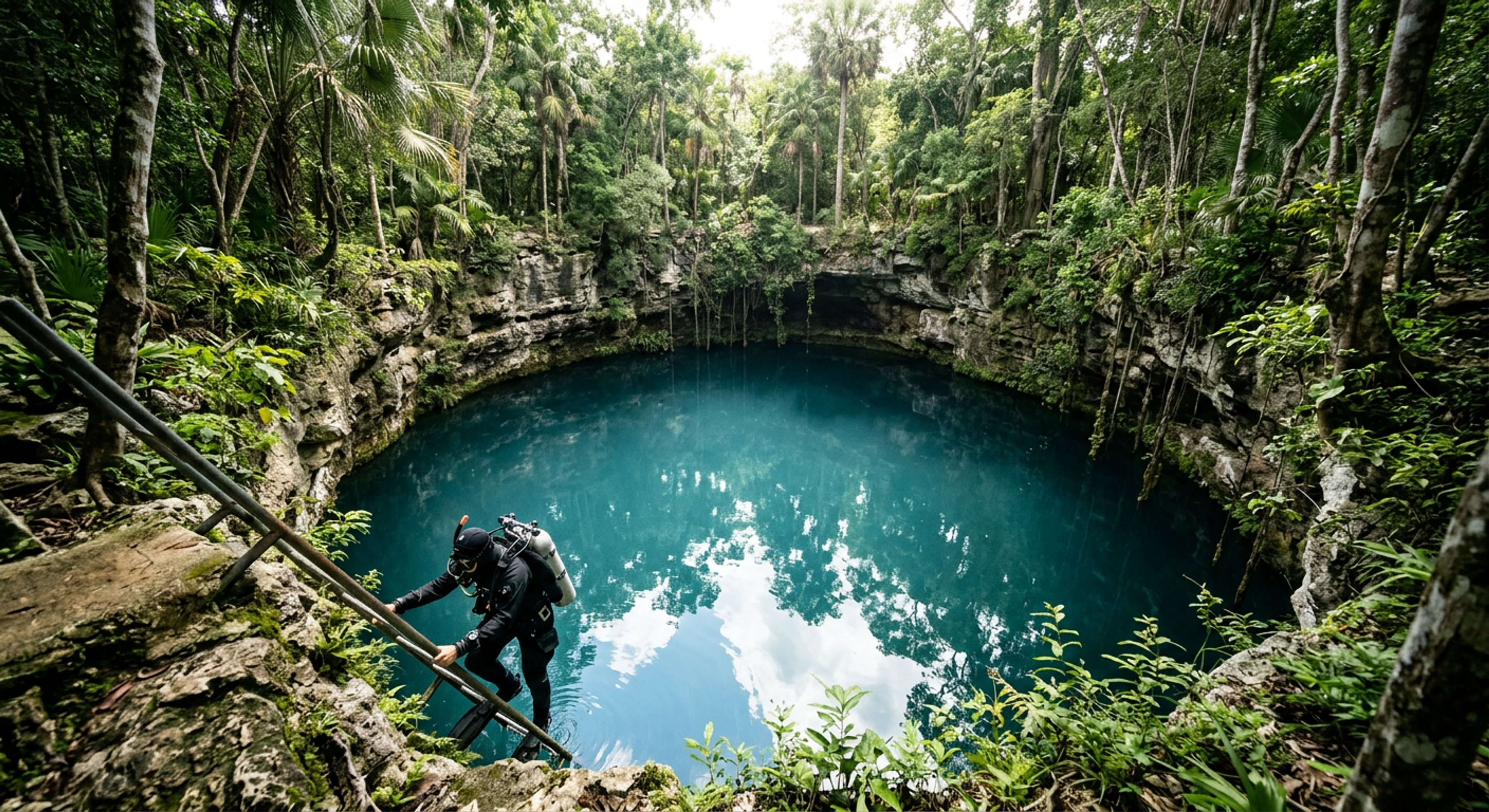 Jungle sinkhole