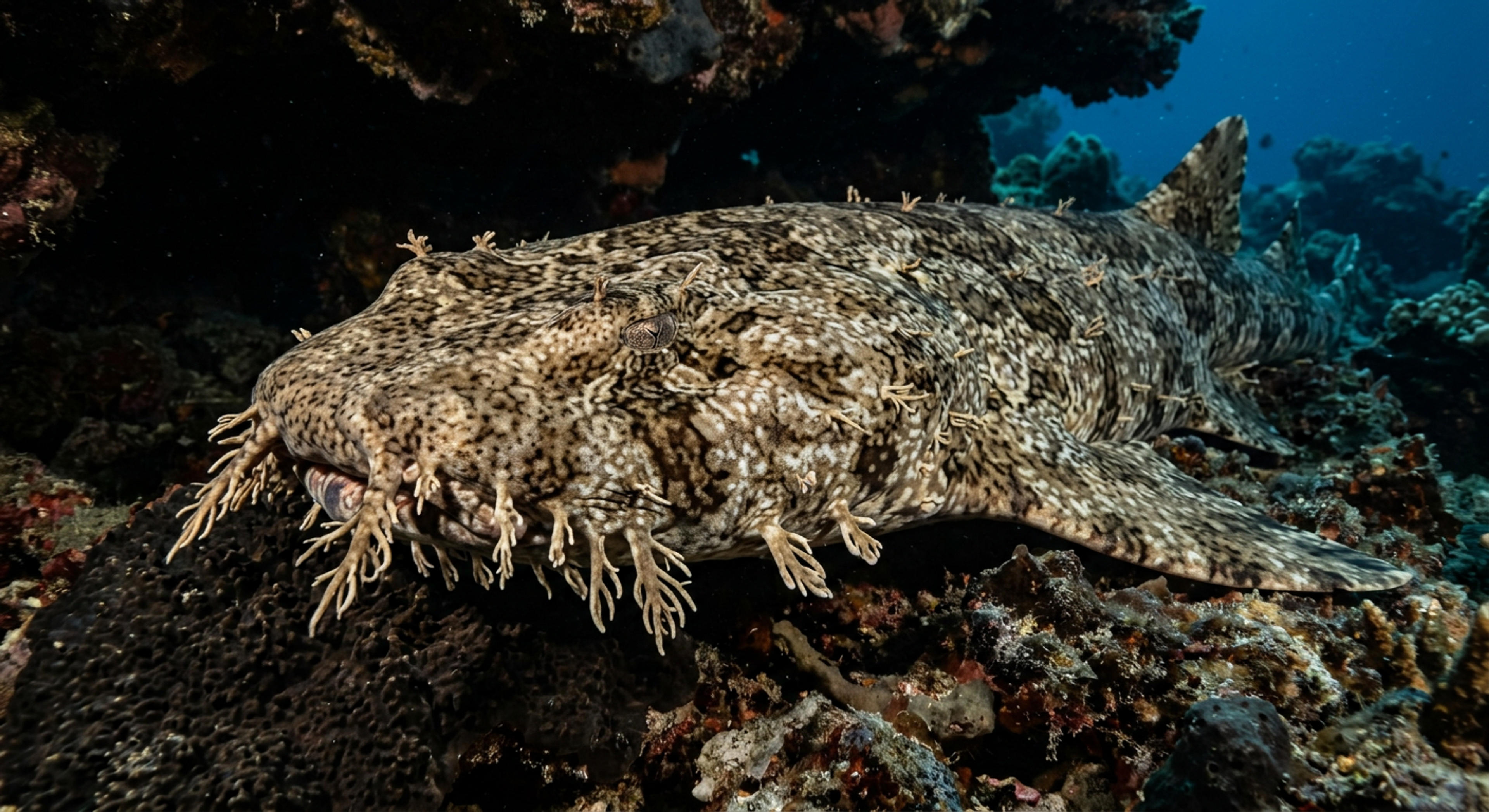 Tasselled Wobbegong shark
