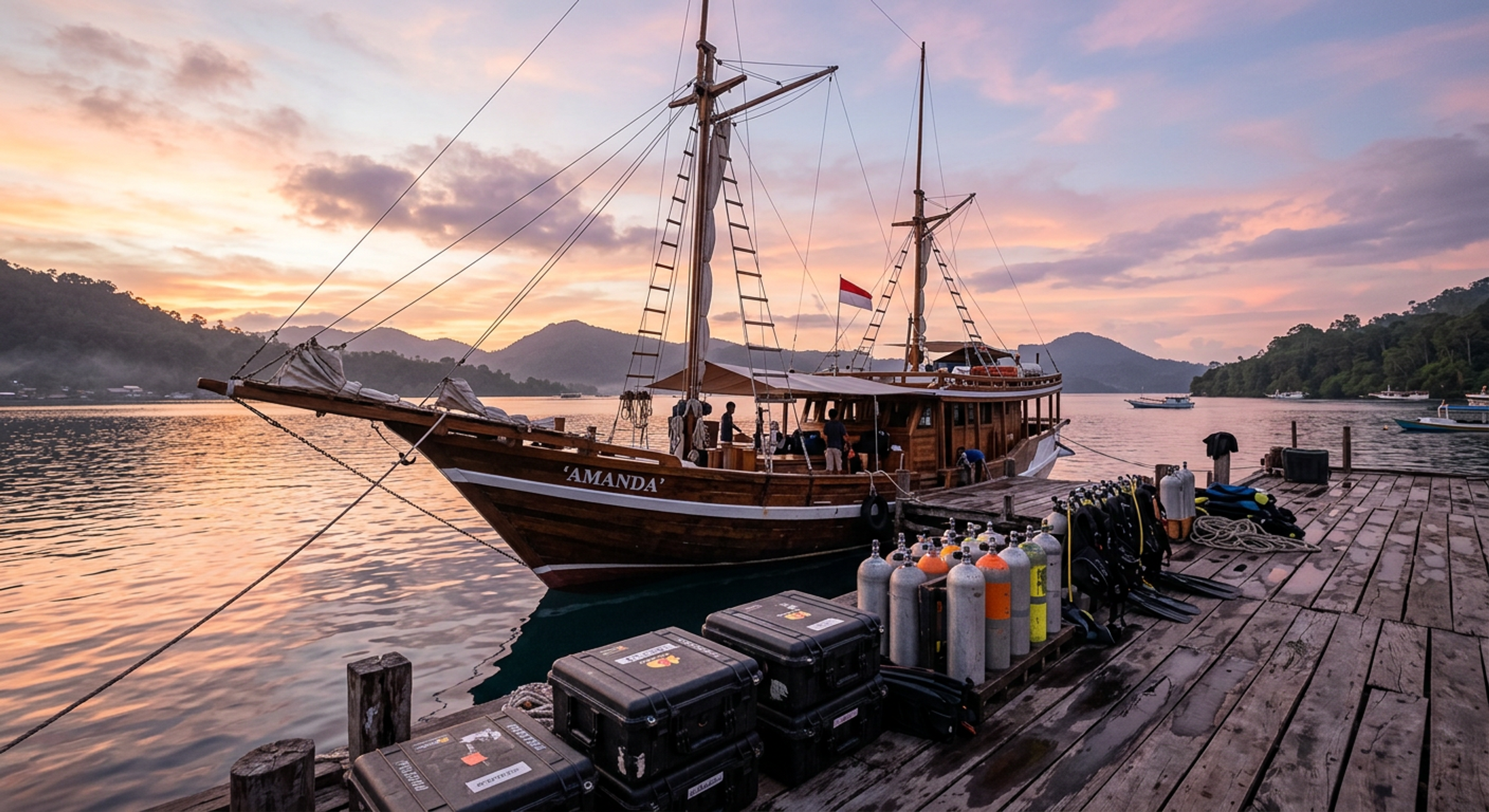 Sorong harbor liveaboard