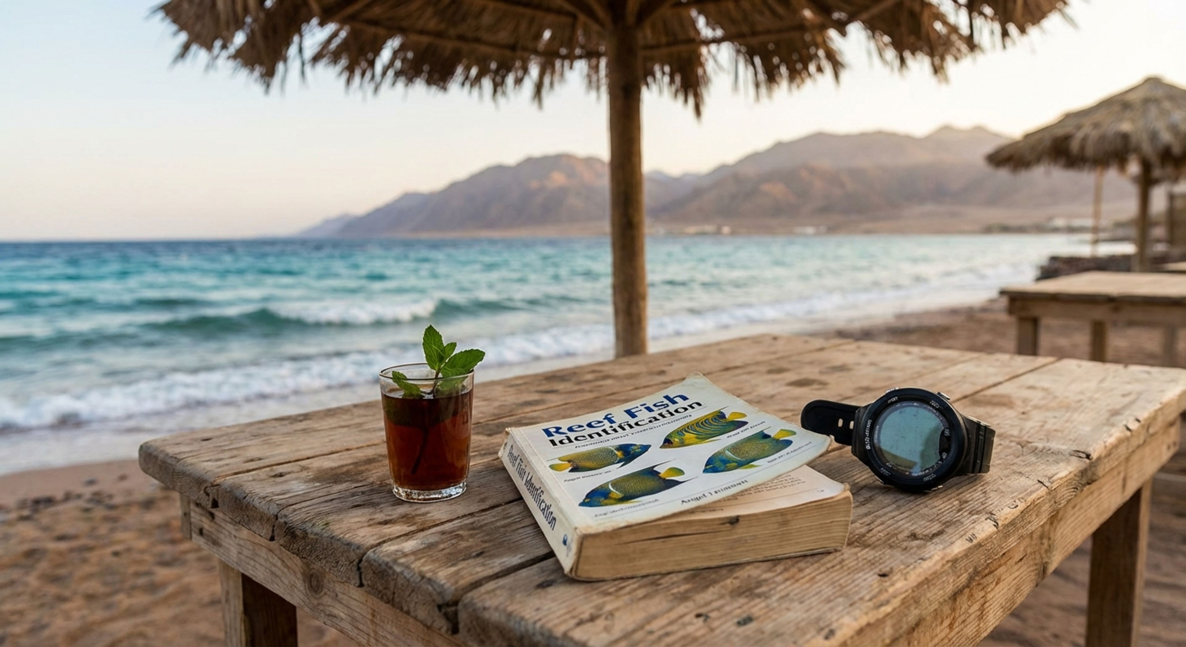 Diving gear and books